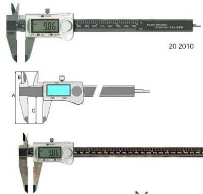 数显式游标卡尺